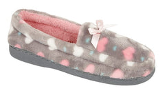 Harmony Heart Detail Slippers - LB Boutique
