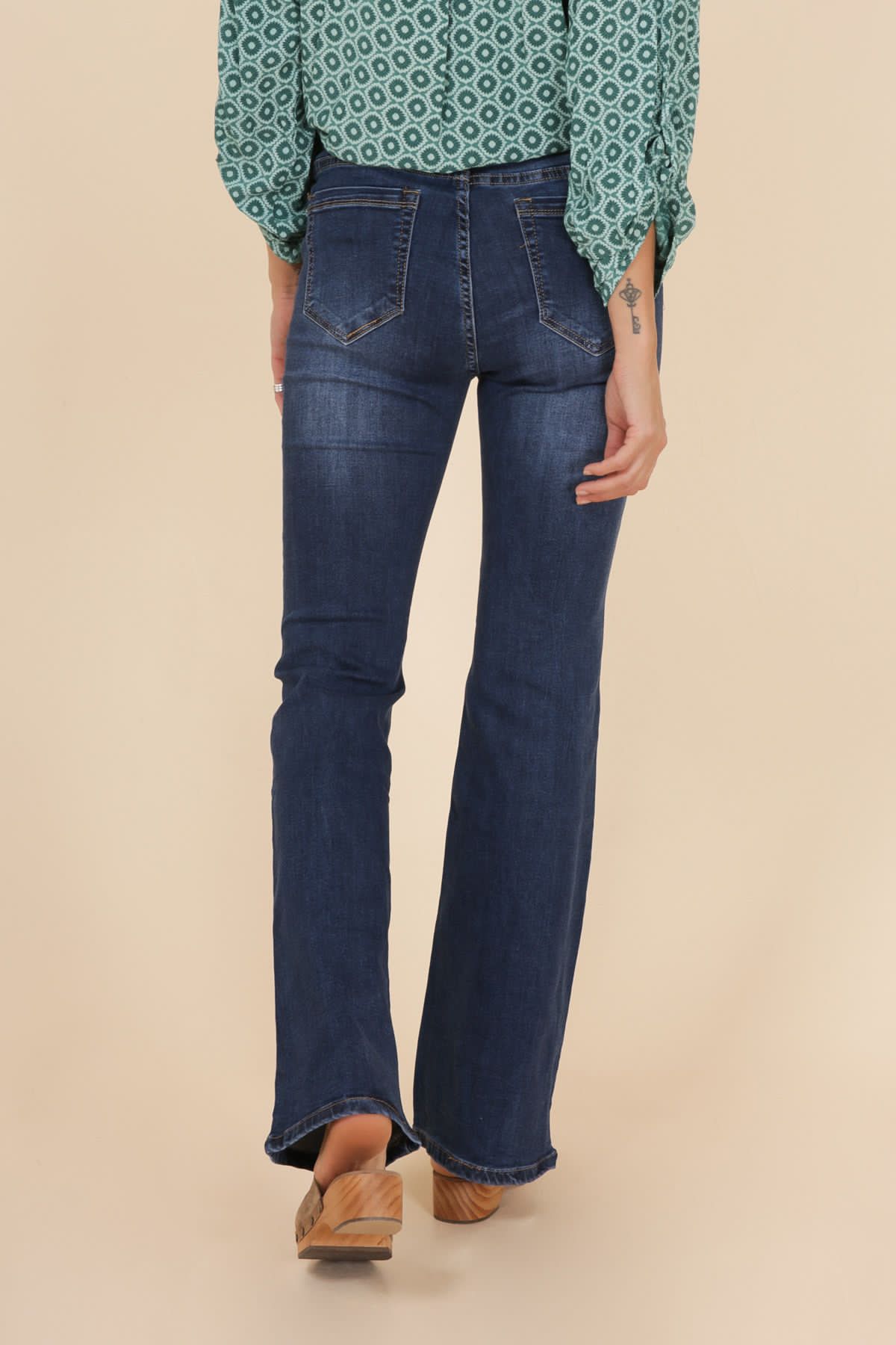 Jess Flared High Waisted Skinny Jeans - LB Boutique