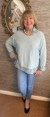 Florence 2 in 1 Collar Jumper - LB Boutique