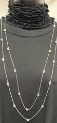 Kaia Moon Double Layer Necklace - LB Boutique