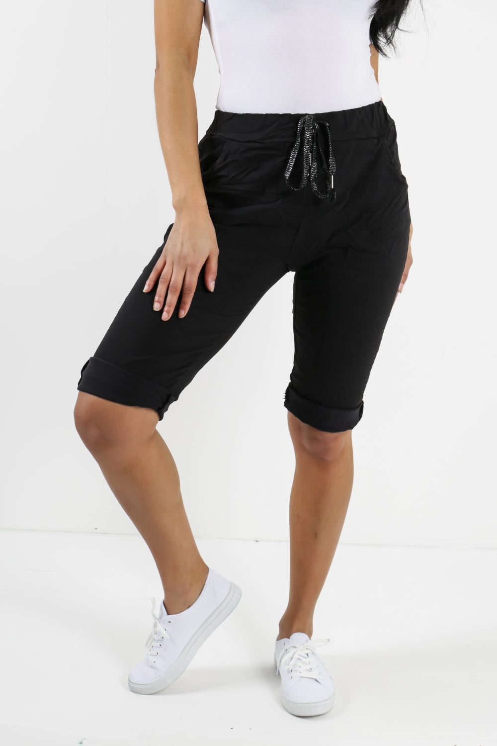 Millie Super Stretch Magic Chino Shorts - LB Boutique