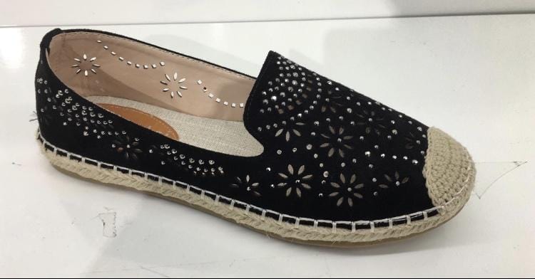 Kayleigh Diamante Detail Loafers - LB Boutique