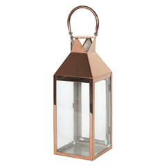 Large Copper Lantern - LB Boutique