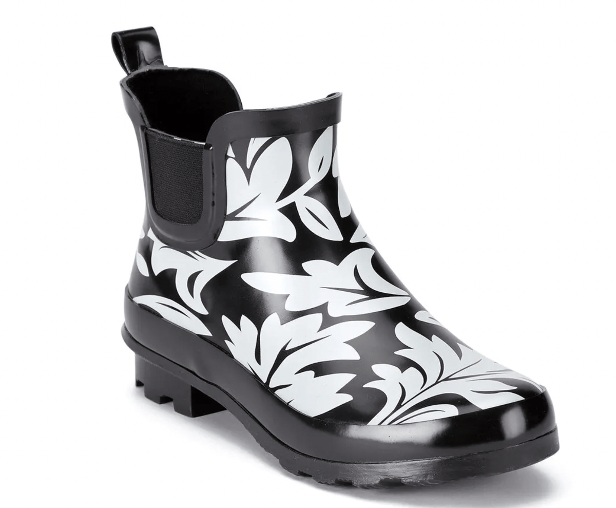 Samantha Floral Rain Boots - LB Boutique