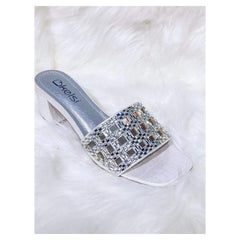 Donna Diamante Detail Mules - LB Boutique