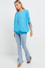 Theresa Italian Double Layer Necklace Top