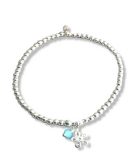 Dollie Jewellery Forget-me-not Flower Bracelet - LB Clothing