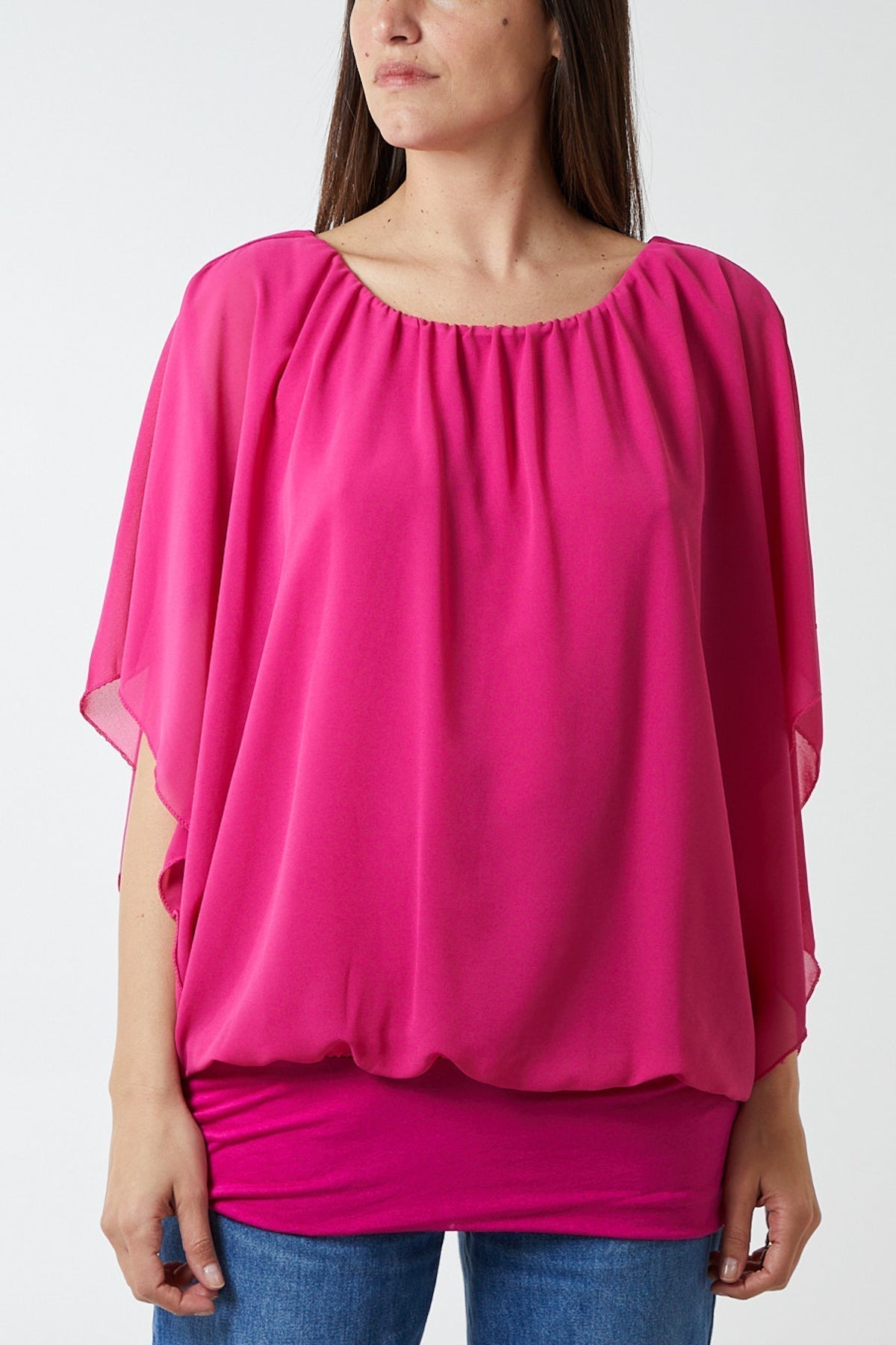 Theresa Italian Double Layer Necklace Top