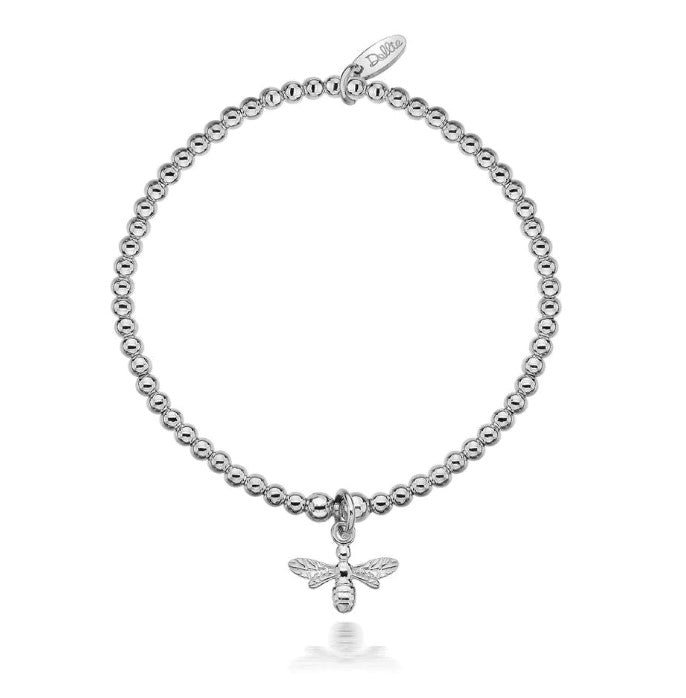 Dollie Jewellery Bumble Bee Silver Bracelet - LB Clothing