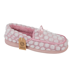 Sabrina Bow Front Slippers - LB Boutique
