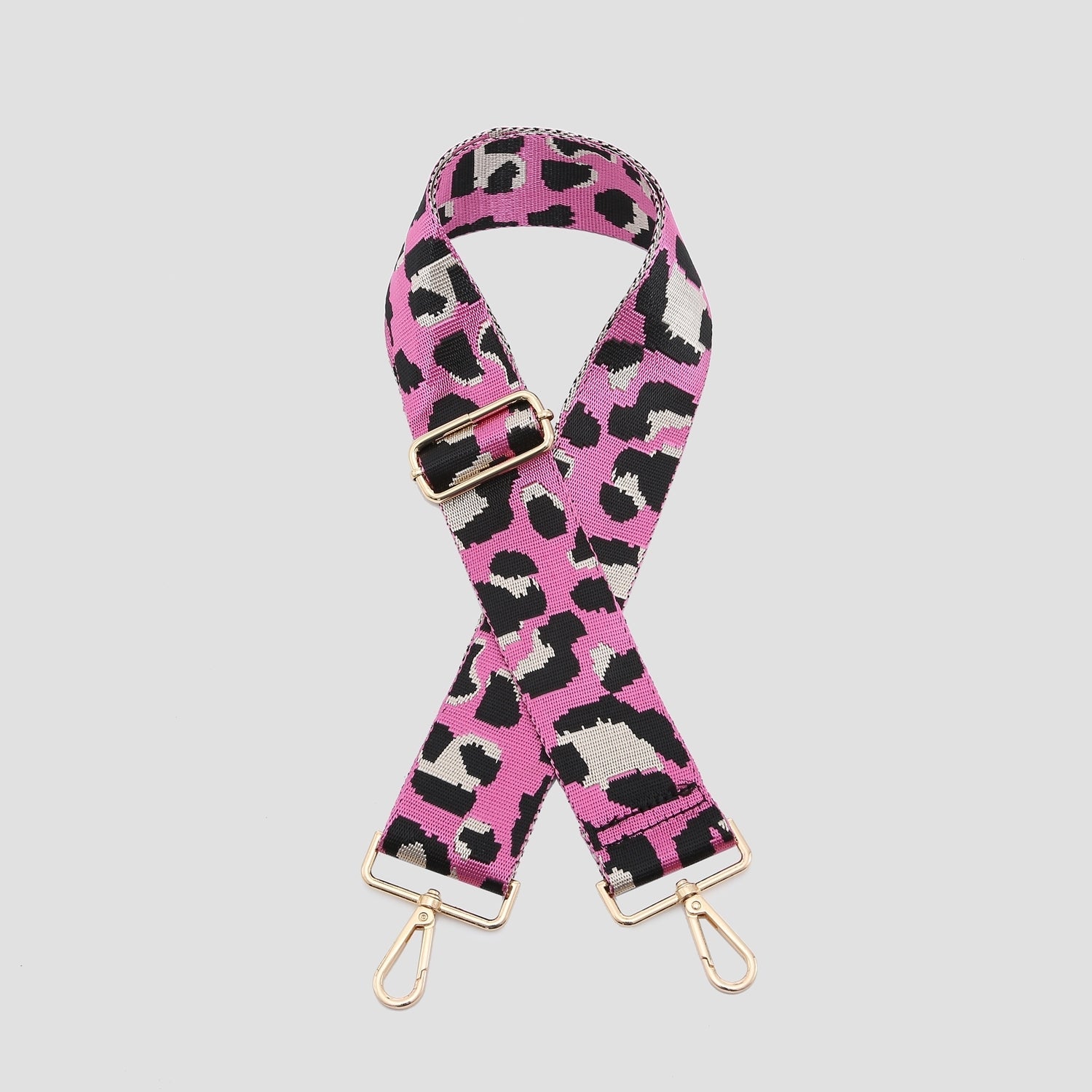 Ashley Leopard Print Canvas Strap - LB Clothing