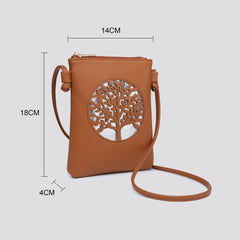 Candice Tree of Life Crossbody Bag - LB Clothing