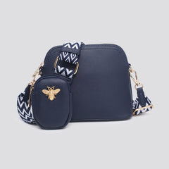 Leanne Bee Detail Crossbody Bag with Coin Purse