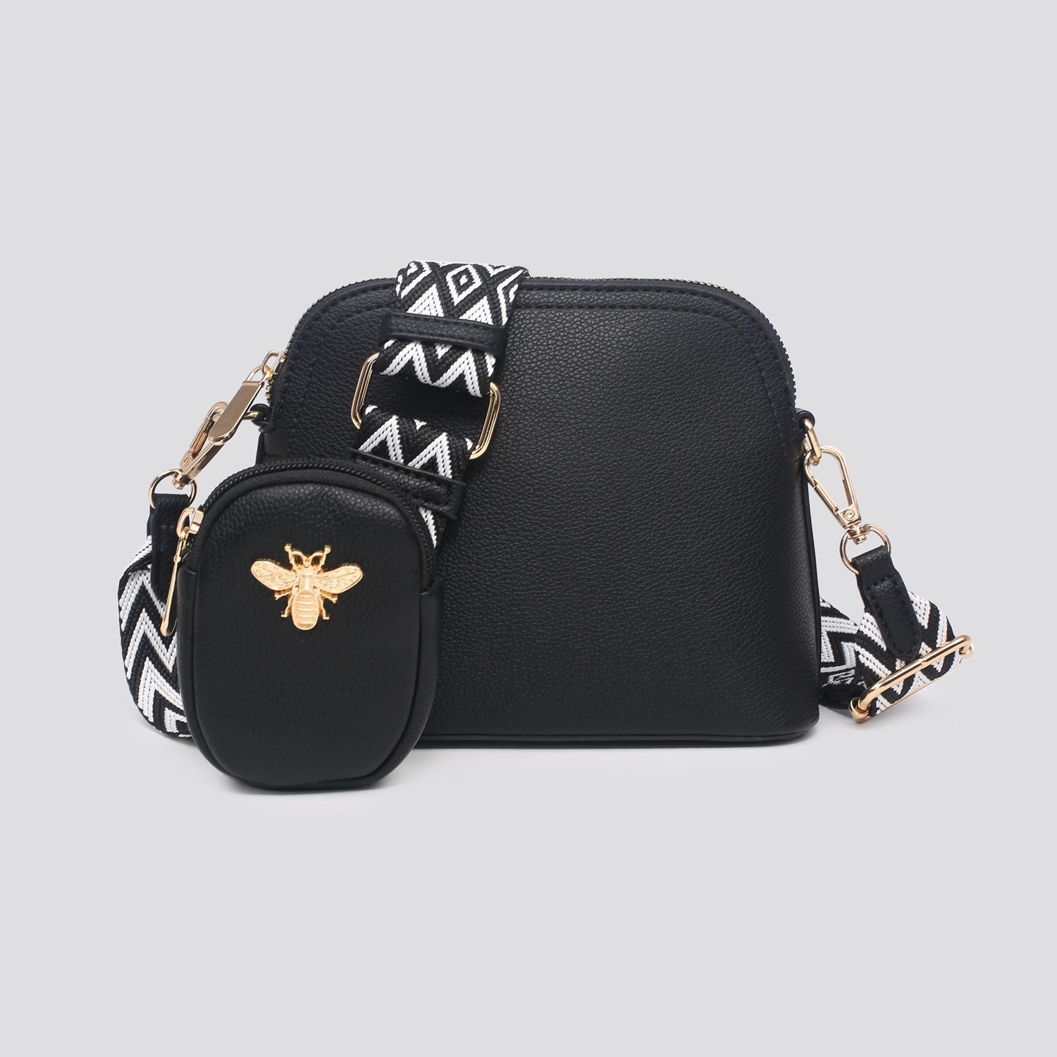 Leanne Bee Detail Crossbody Bag with Coin Purse