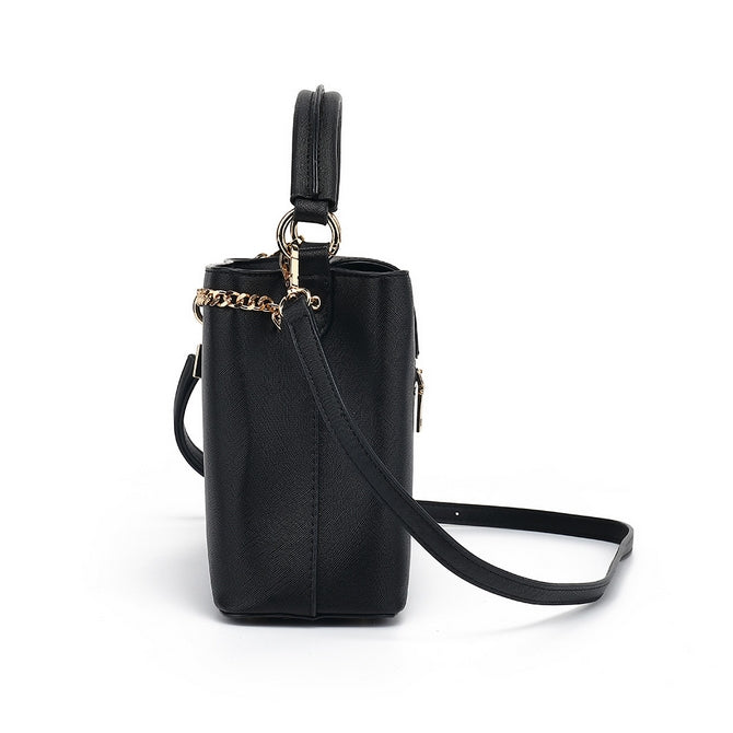 Lois Chain and Padlock Detail Shoulder Bag - LB Clothing