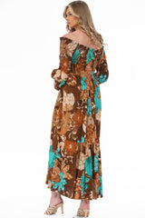 Miriam Bendeau Puff Sleeve Maxi Dress - LB Clothing