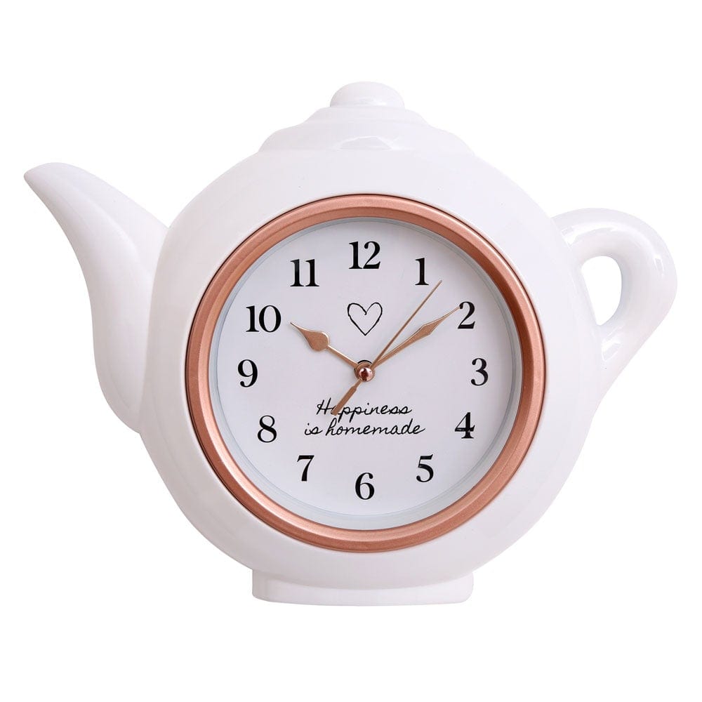23cm Teapot Clock - LB Clothing