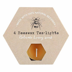 Set of 4 Beeswax Tealights - LB Clothing