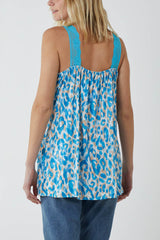 Zamara Leopard Lace Cami Vest