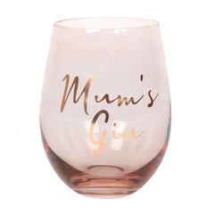 Mum's Gin Stemless Wine Glass - LB Boutique