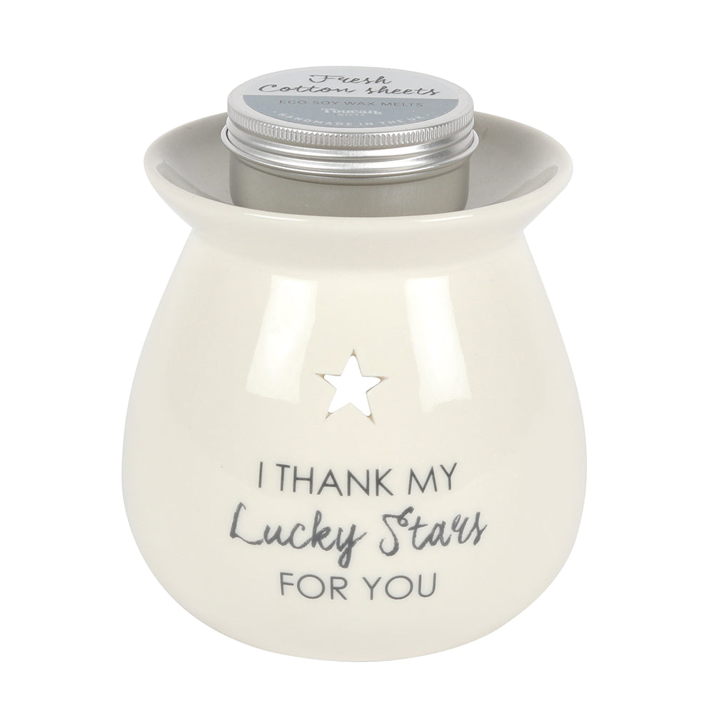 Lucky Stars Wax Melt Burner Gift Set - LB Clothing