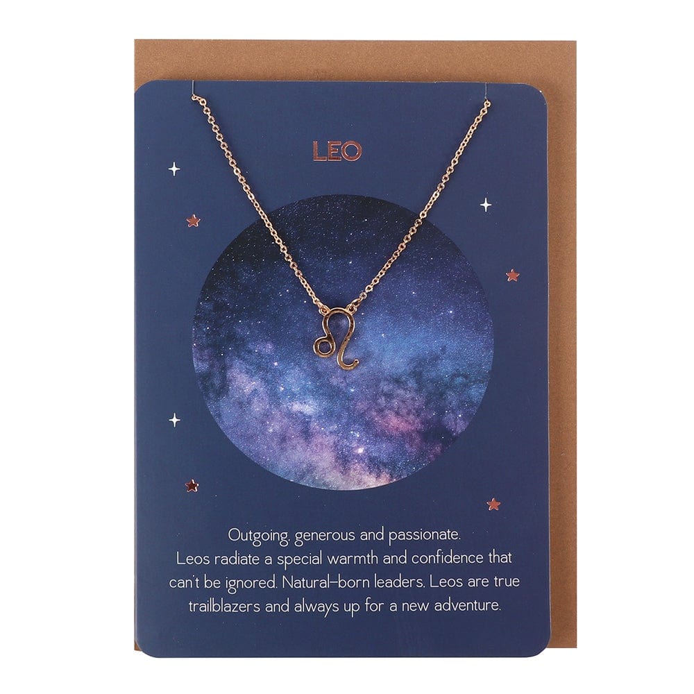 Zodiac Necklace Card - LB Clothing