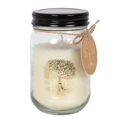 12cm Gold Tree of Life Candle Jar - LB Boutique