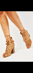 Lorena Lace Up Sandals - LB Clothing