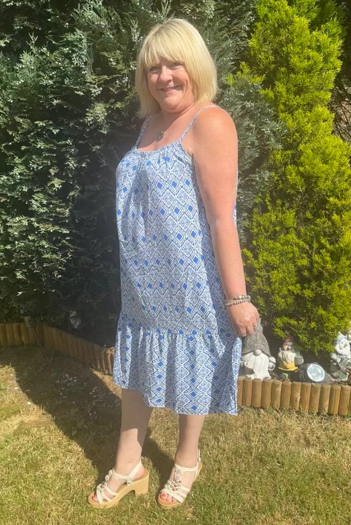 Charlene Printed Summer Dress